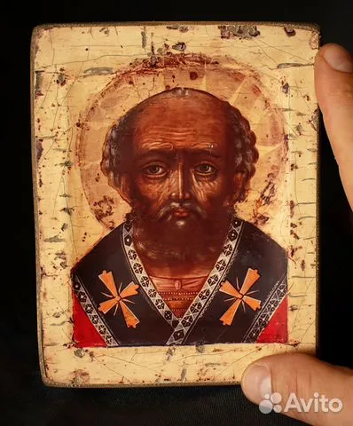 В подарок: Св. Николай Чудотворец. Икона. 15*13