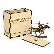 Ручная работа: Композиция «Казак советский» 1935–1943 из бронзы — фотография 2