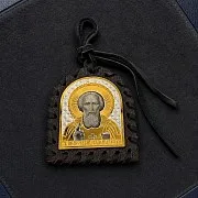 Икона Сергия Радонежского в машину. — необычный подарок — фотография 1