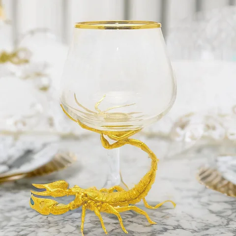 Подарочный бокал для коньяка "Скорпион"