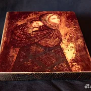 Подарочная икона "Колыбельная" Богоматерь — фотография 3