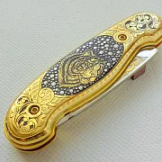 Складной нож «Тигр» из Златоуста — оригинальный подарок — фотография 10