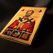 На память: Икона с ковчегом " Святитель Николай" — фотография 9