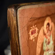 Икона деревянная "Ангел Хранитель" — оригинальный подарок — фотография 8