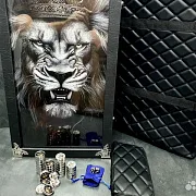 Подарочные нарды под стеклом «Царь зверей» — фотография 3