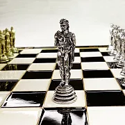 Шахматы с металлическими фигурами — необычный подарок — фотография 6