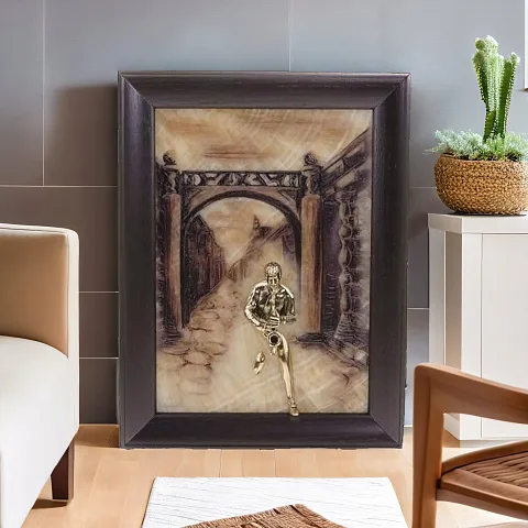 Бронзовая картина «Саксофонист. Сумерки» — оригинальный подарок