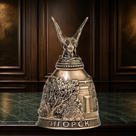 Бронзовый колокольчик «Пятигорск. Озеро Провал» — необычный подарок