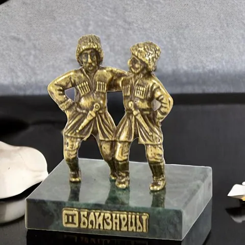 Подарочная бронзовая статуэтка «Знак зодиака Близнецы»