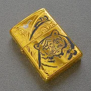 Оригинальная зажигалка Zippo "Тигр" № 7 — красивый подарок — фотография 5