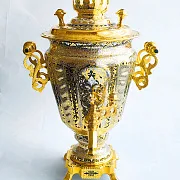 Чайный набор с самоваром. Златоуст — красивый подарок — фотография 11
