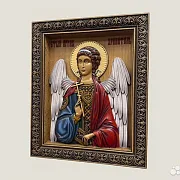 Икона резная Святой Ангел Хранитель — красивый подарок — фотография 2