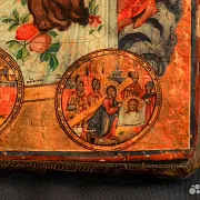 Икона деревянная "Спас Нерукотворный" в подарок — фотография 7