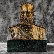 На память: Бронзовый бюст «Александр III» — фотография 1