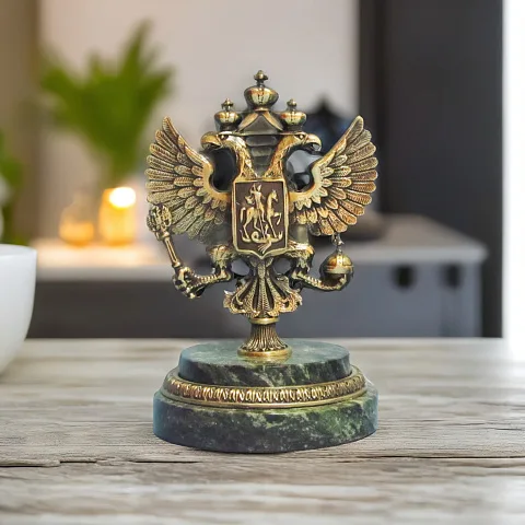 Бронзовая статуэтка «Герб Российский» — необычный подарок