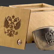 Сувенирная бронзовая скрепочница — оригинальный подарок — фотография 2