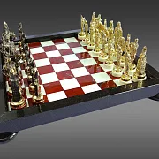 Ручная работа: Шахматы из яшмы — фотография 8